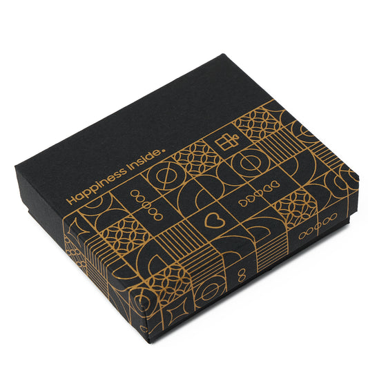 Aksesuar Kolye Kutusu Siyah 8,8 x 10 x 3 cm