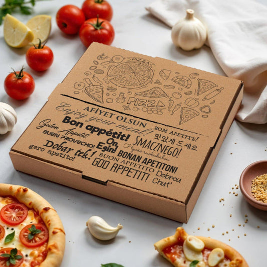 Baskılı Pizza Kutusu