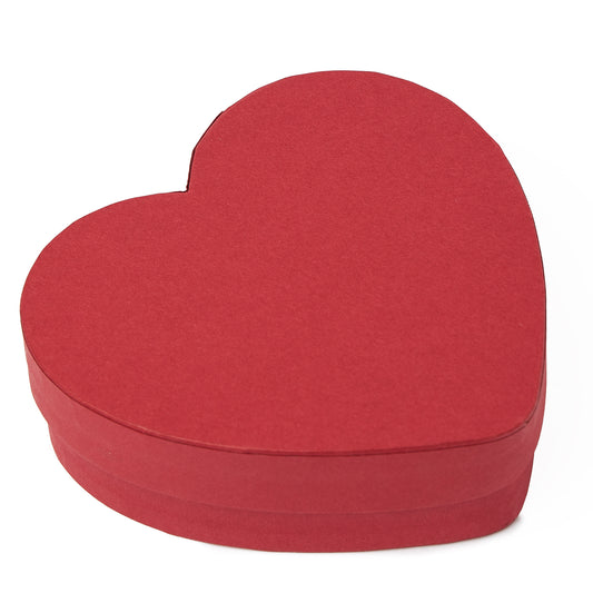 Kırmızı Karton Kalp Kutu 11,5 x 10 x 3,5 cm
