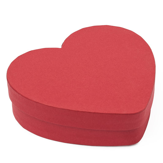 Kırmızı Karton Kalp Kutu 14 x 15 x 4 cm