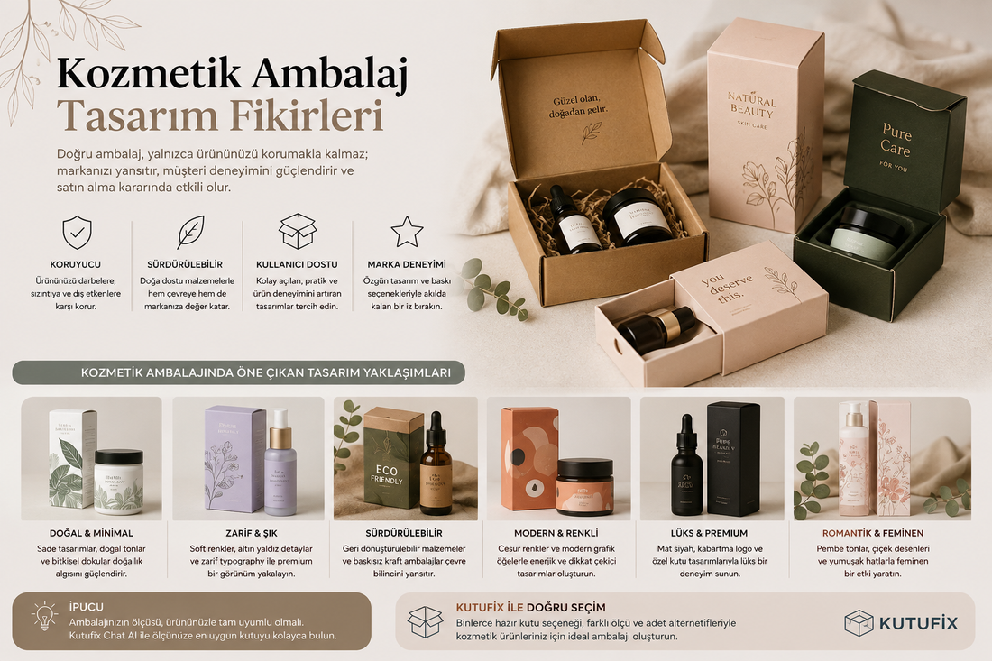 Kozmetik Ambalaj Tasarım Fikirleri