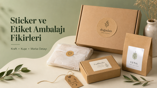 Sticker ve Etiket Ambalajı Fikirleri