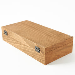 Beech Gift Clasped Wooden Box - Decorative Wooden Box 5.9 x 11.8 x 2.8 inches