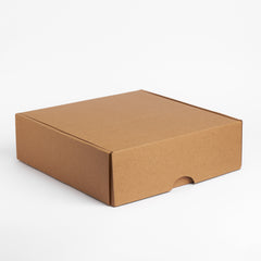 Kraft Cardboard Shipping Box 11.1 x11.3 x3.5 İnches