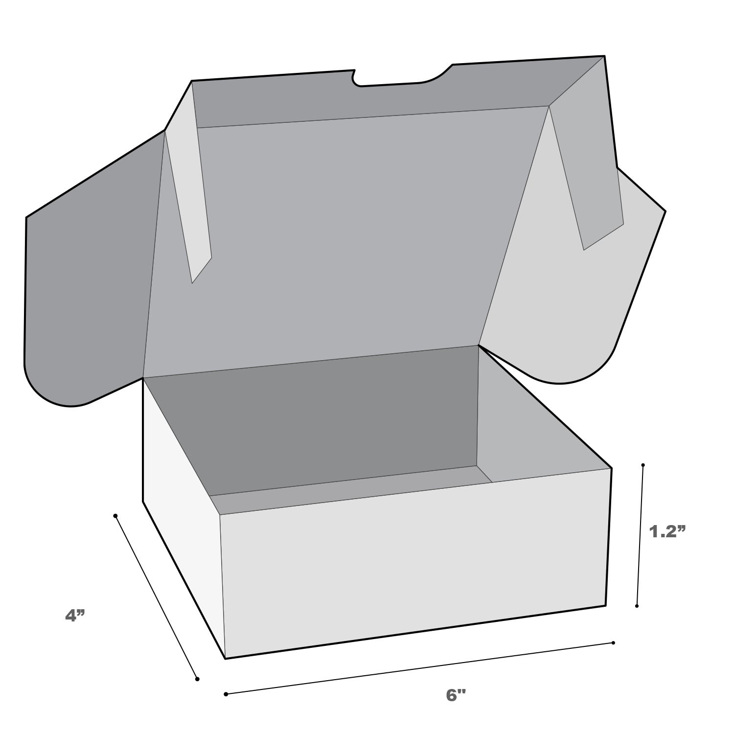 Karton Kutu - 10 x 9 x 3 cm