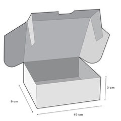 Karton Kutu - 10 x 9 x 3 cm