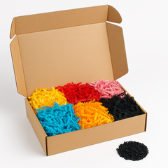 Dekoratif Çok Amaçlı Z Katlı Renkli Kırpıntı Kağıt Karton