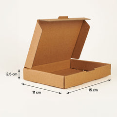 Kraft Premium Mailing Cardboard Box 4.4x5.9x0.9 İnches