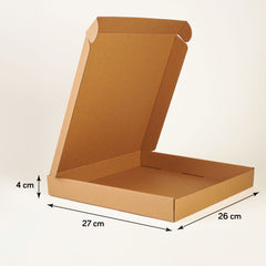 Mailing Corrugated Cardboard Box 4.1 x 10.4 x 1 İnches
