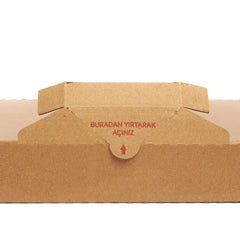Kilitli Pizza Kutusu 32,5 x 32,5 x 3,5 cm