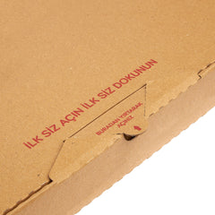 Kilitli Pizza Kutusu 32,5 x 32,5 x 3,5 cm