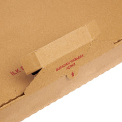 Kilitli Pizza Kutusu 32,5 x 32,5 x 3,5 cm