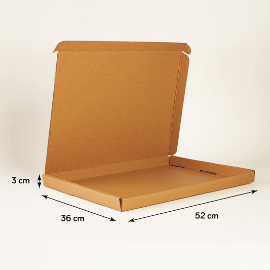 Karton Kutu - 52 x 36 x 3 cm