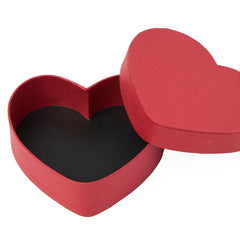 Red Cardboard Heart Box 11.5 x 10 x 3.5 cm