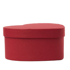 Red Cardboard Heart Box 14 x 15 x 7 cm