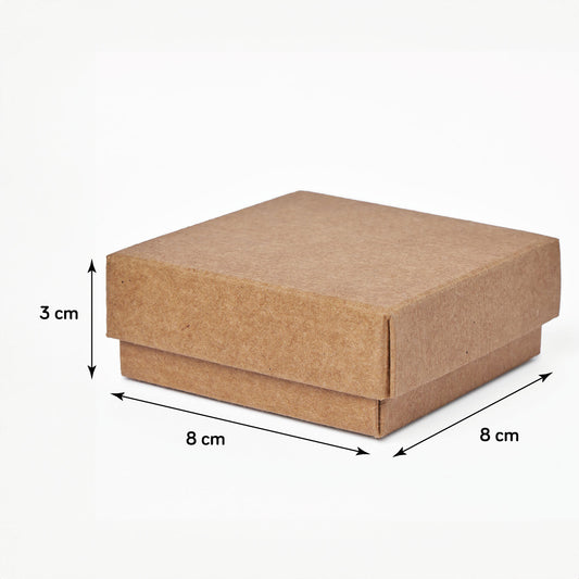 Karton Kutu - 8 x 8 x 3 cm