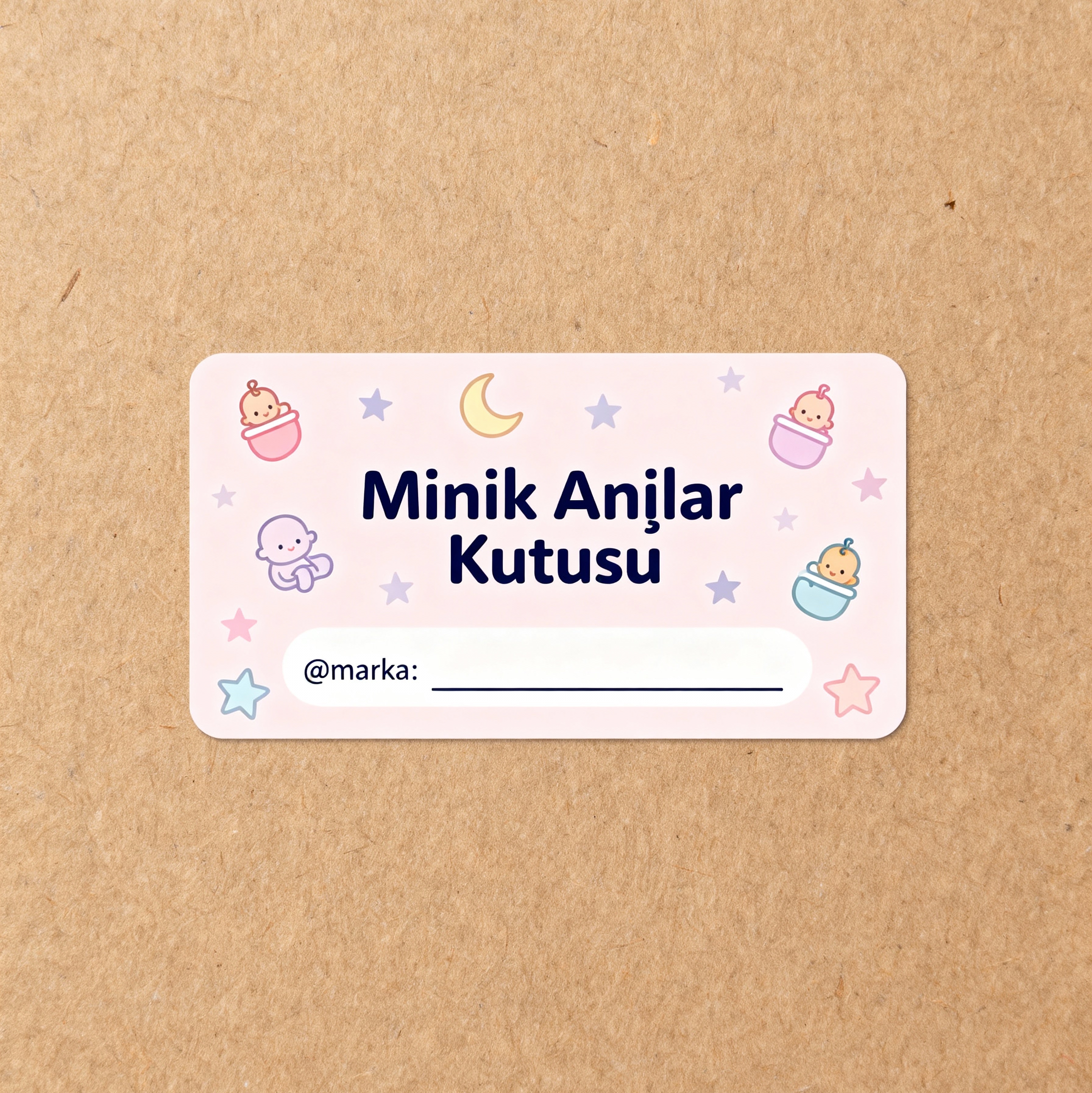 Kuşe Sticker Etiket