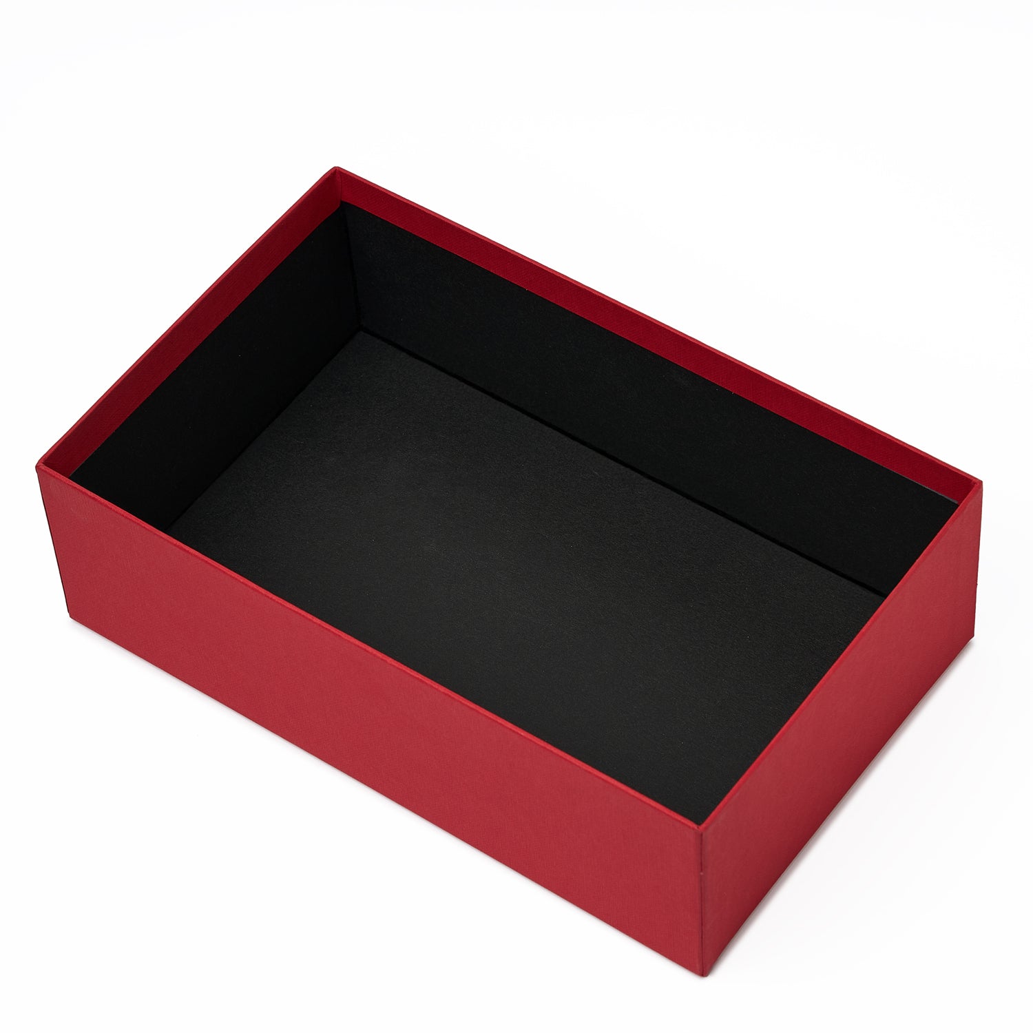 Yarı Şeffaf Kayar Kapaklı Kırmızı Sıvama Kutu - 24.5 x 15.5 x7.5 cm