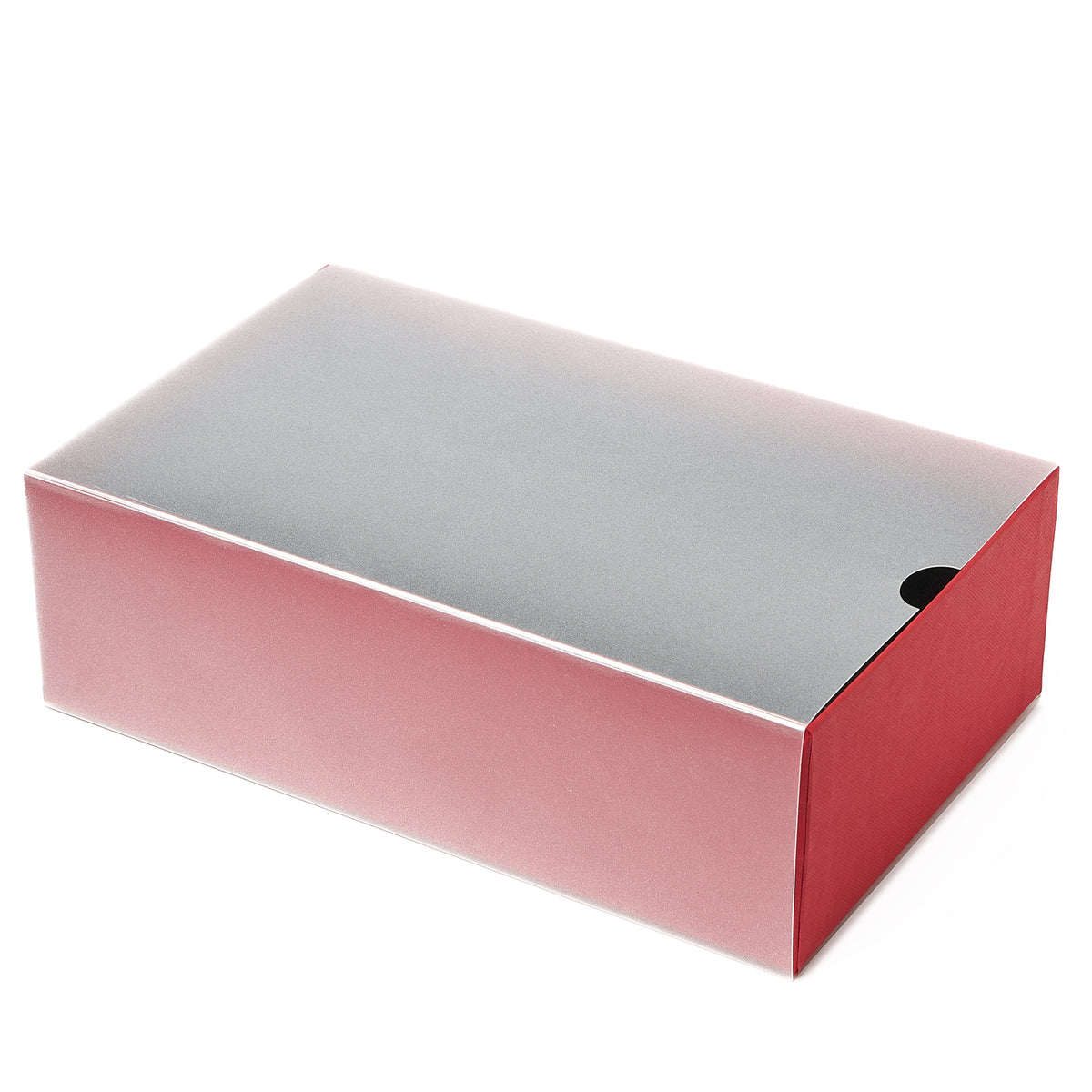 Yarı Şeffaf Kayar Kapaklı Kırmızı Sıvama Kutu - 24.5 x 15.5 x7.5 cm